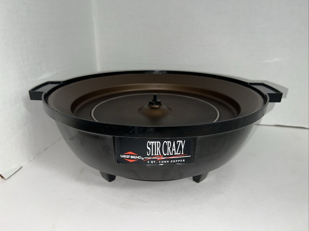 West Bend Stir Crazy 6 Quart Popcorn Maker Corn Popper  82306 Base Only