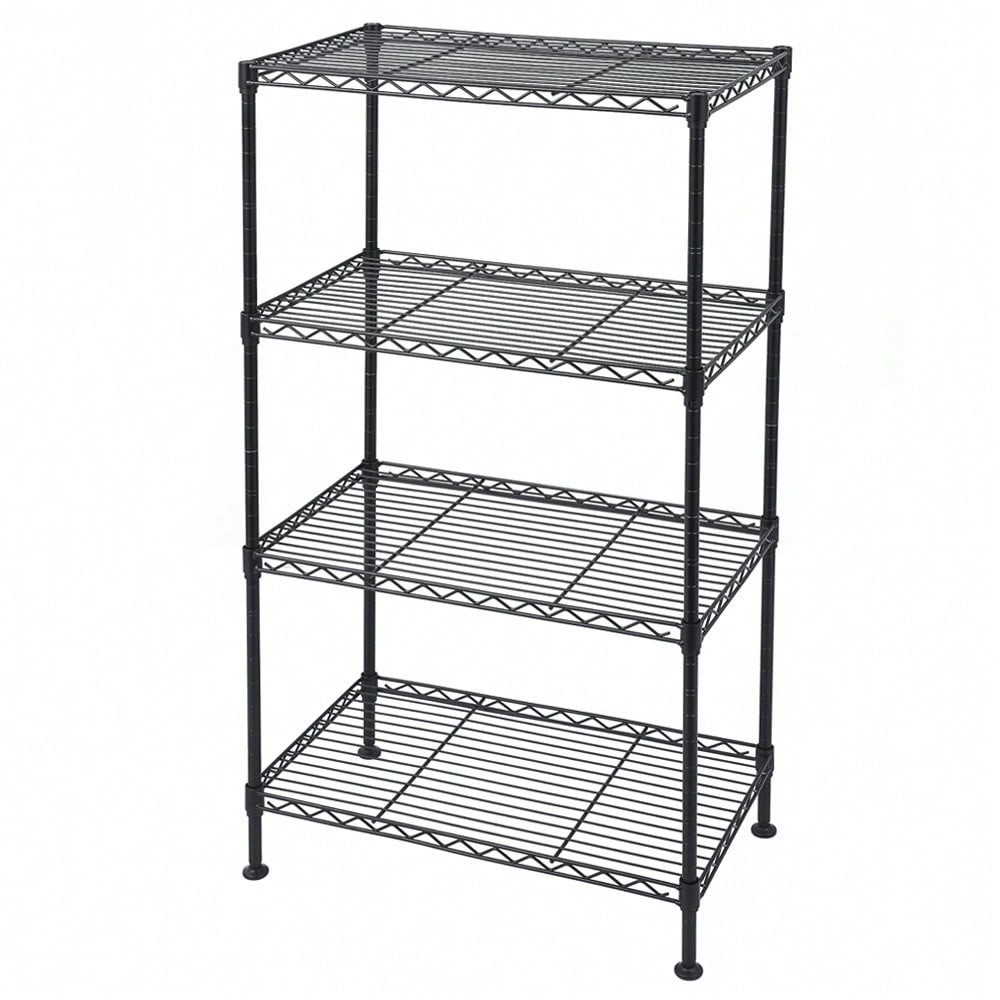 4-Tier Industrial Welded Wire Shelving