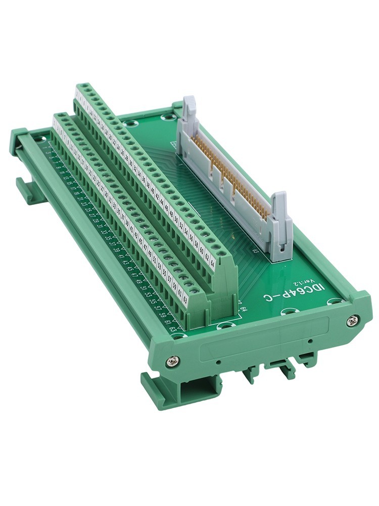 64 Pin IDC64P C Type Connector Terminal Block with Shell for Control Devices