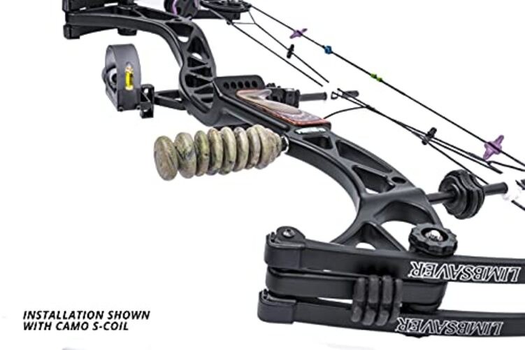 S-Coil Bow Stabilizer, 4-1/2 Inches Camo