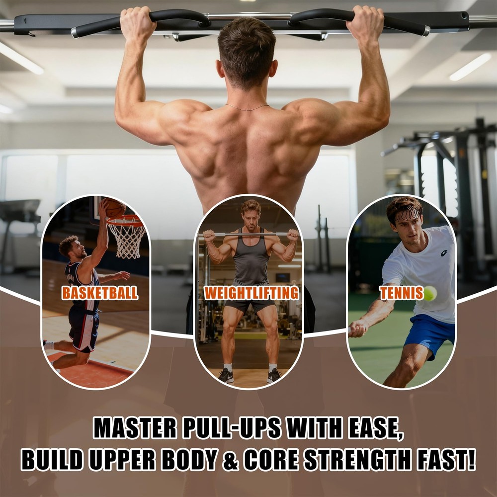 Pull Up Assistance Bands, Heavy Duty Resistance Bands with Handles, Exercise ...