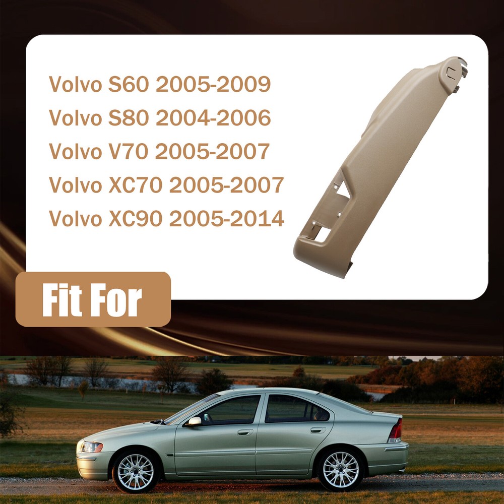 Front Left Driver Side Power Seat Side Switch Panel Trim Cover Bezel for Volvo