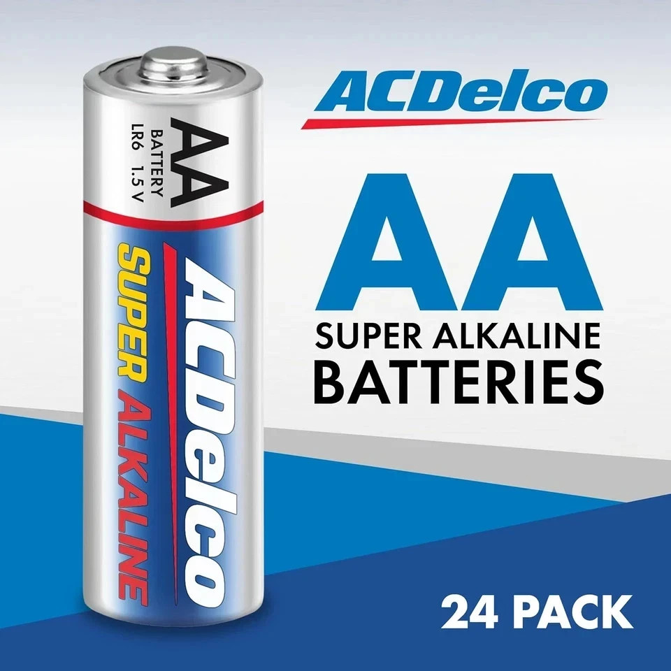 ACDelco AA Super Alkaline Batteries, 24-Count