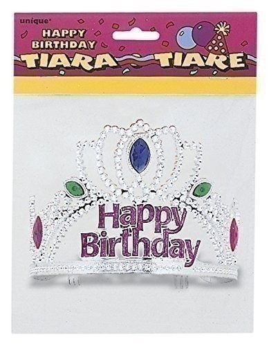 Unique Forum Novelties Gem Tiara, One-size, Multicolor