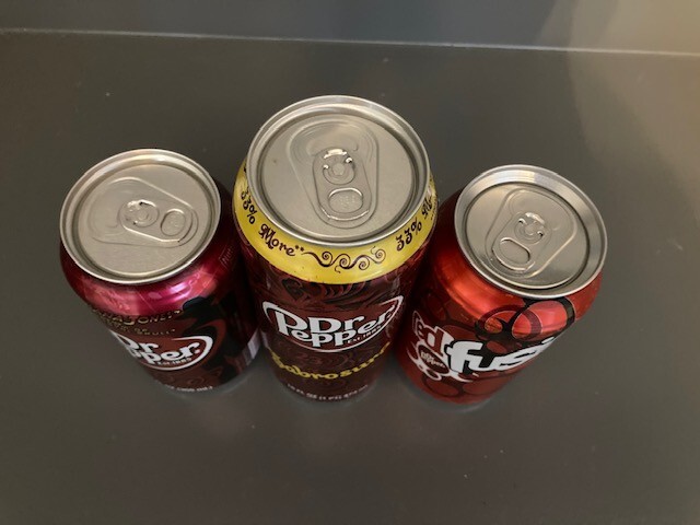 Dr Pepper 3 Pack Lot of Cans