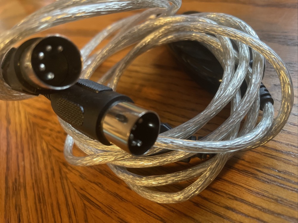 Generic 1x1 Midi To Computer Interface 1 In 1 Out Portable