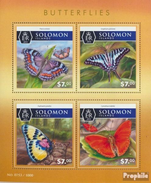 Salomoninseln 3406-3409 Sheetlet (complete issue) unmounted mint / never hinged