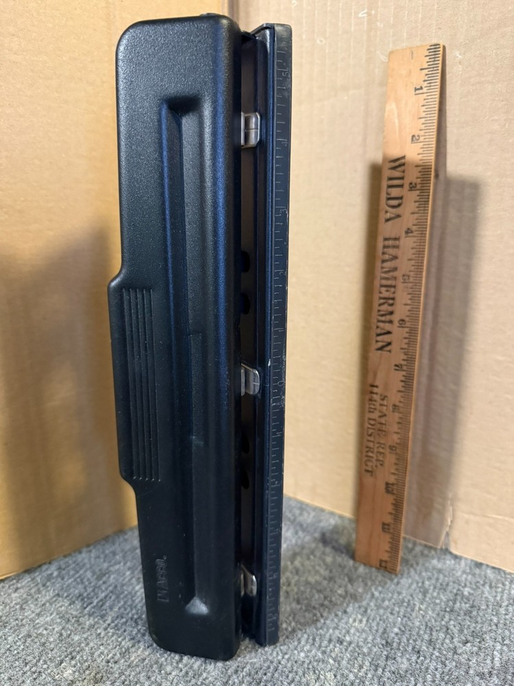 ACCO Classic 3-Hole  Punch. Metal Frame, Rubber Bottom.