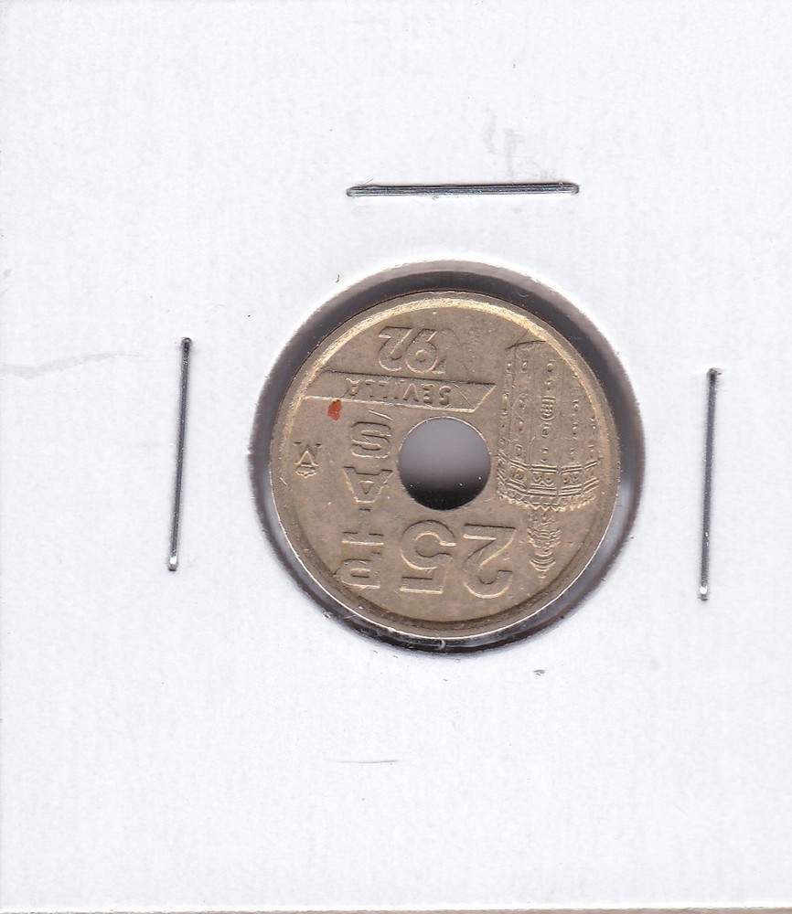 1992 Spain 25 Pesetas