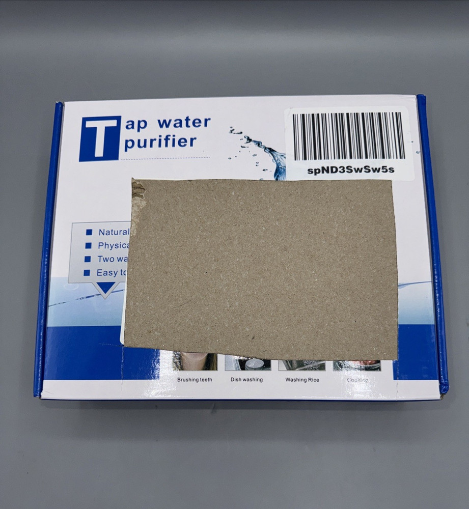 Faucet Water Filter for Sink Water Filtration for Tap Water White