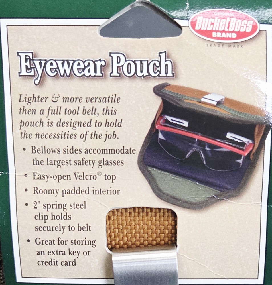 bucketboss eyewear pouch