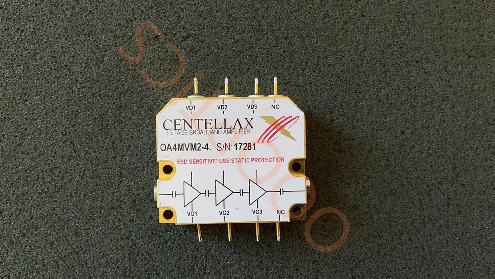 CENTELLAX OA4MVM32 40G Broadband MZ RF Optical Modulator Driver Amplifier
