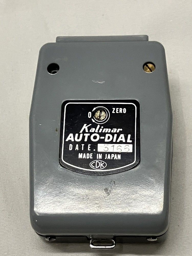 Vintage Kalimar Auto Dial EVS Exposure Meter w/ Leather Case
