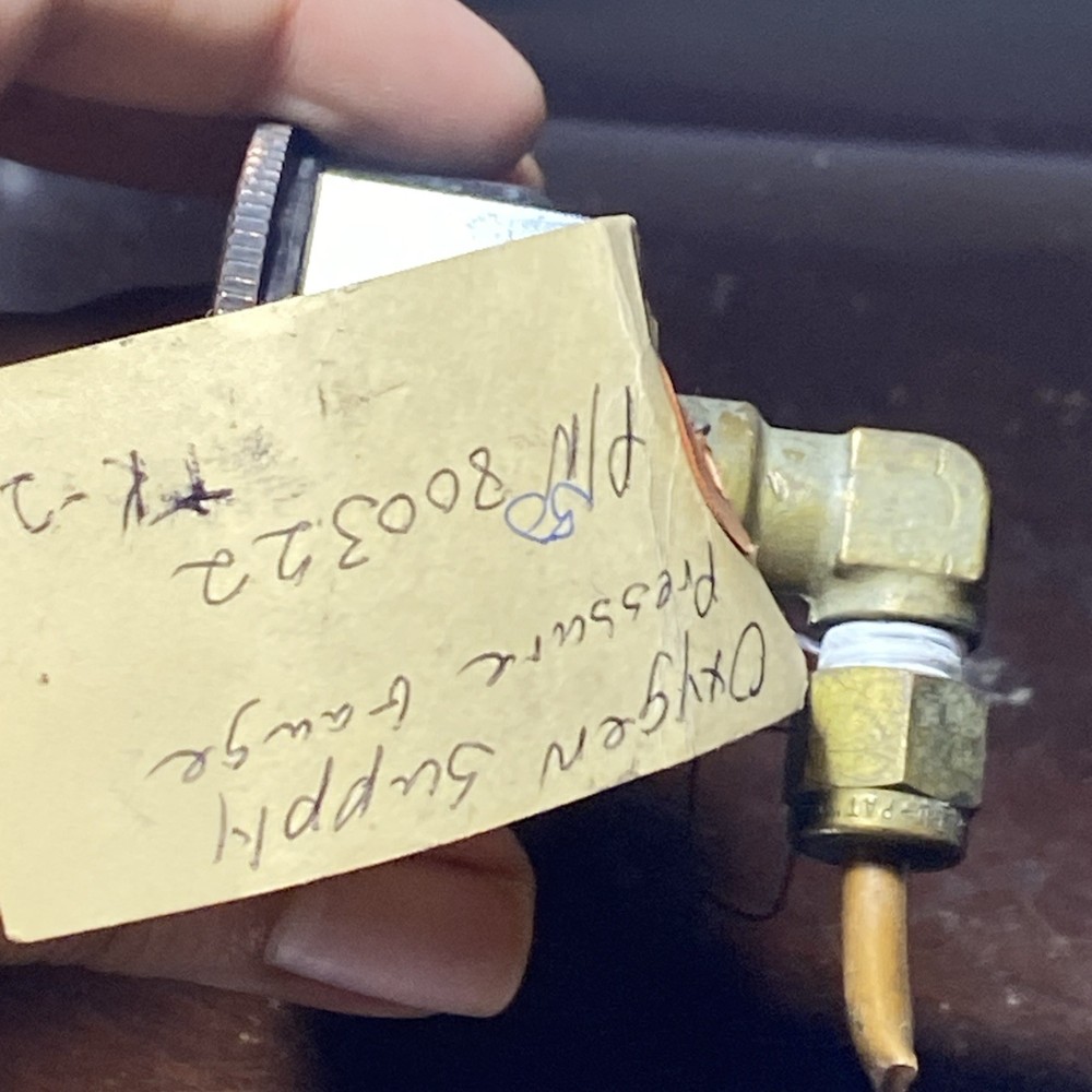 Oxygen Supply Pressure Indicator PN: 800322 (AP10)