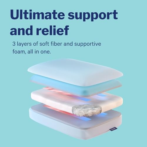 Sleep Hybrid Snow Pillow King White