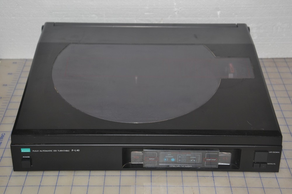 Works Great!! SANSUI P-L40 LINEAR TRACKING DIRECT DRIVE FULL AUTOMATIC TURNTABLE