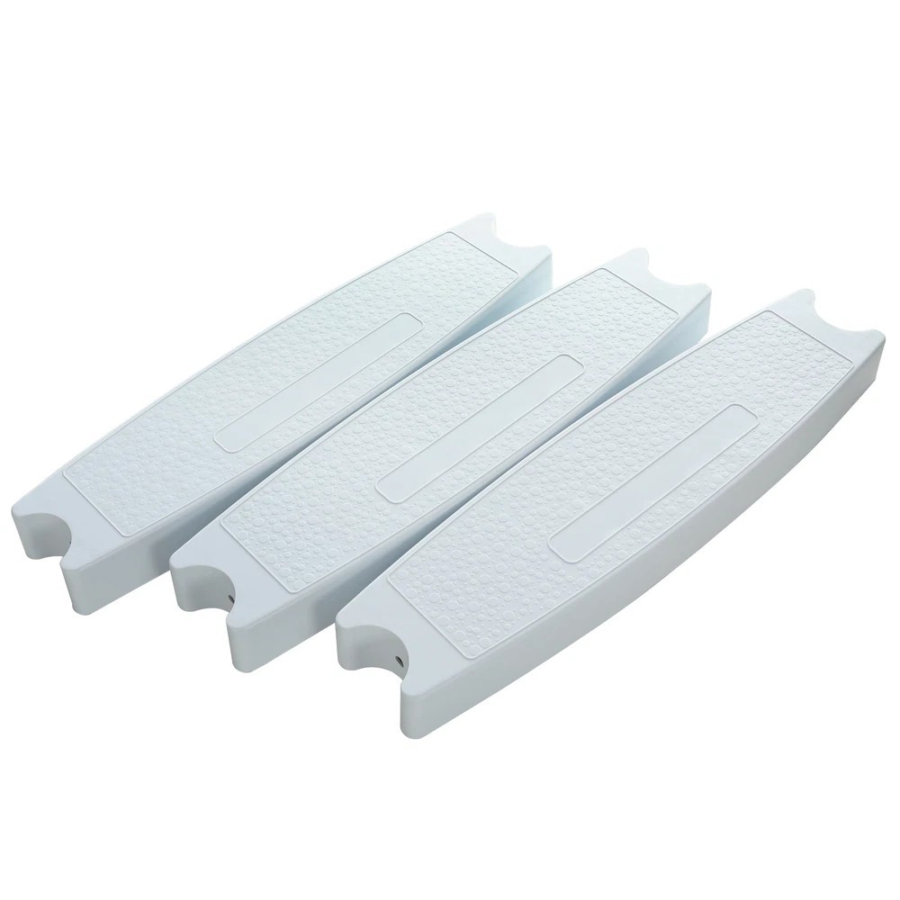 3 Swimming Pool Molded Plastic Replacement Ladder Rung Steps