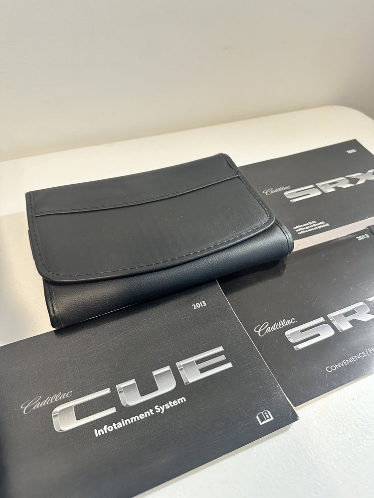2013 Cadillac SRX Owner's Manual Set