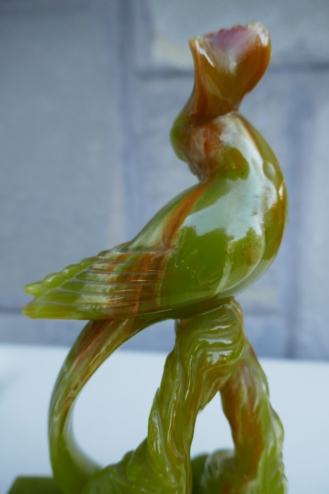 Resin parrot 1960 - Bird - shipping include