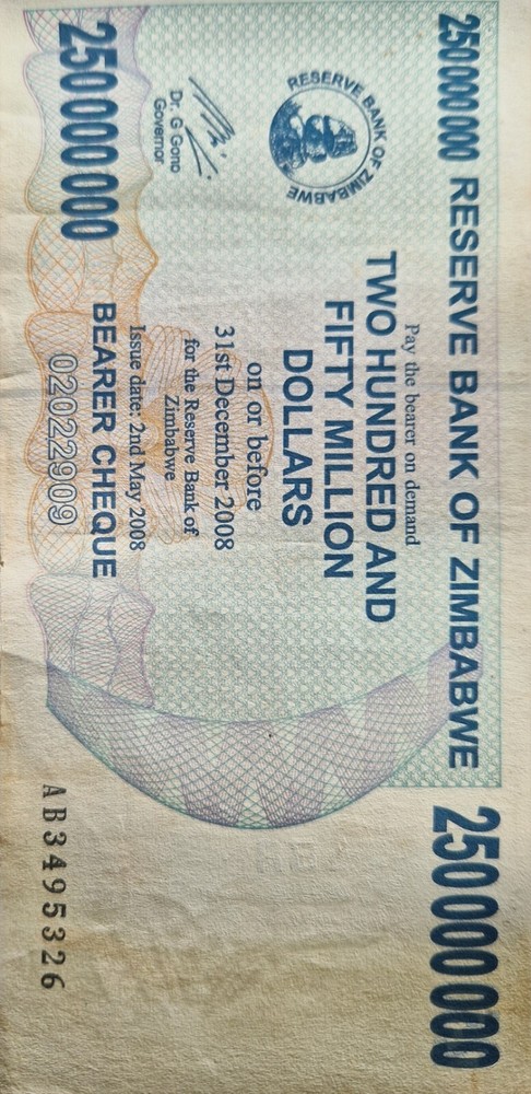 zimbabwe banknotes