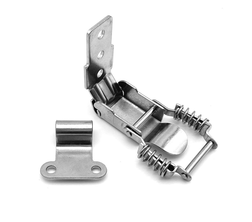 90 Degrees spring hasp Toolbox toggle latches L, Type:without Keyhole