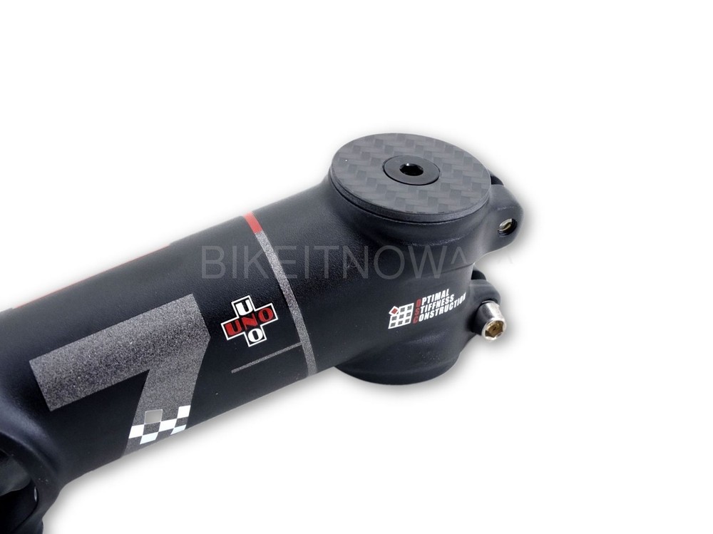 7g Threadless Headset Stem Top Cap 1 1/8" 3K MATTE CARBON w/ BOLT