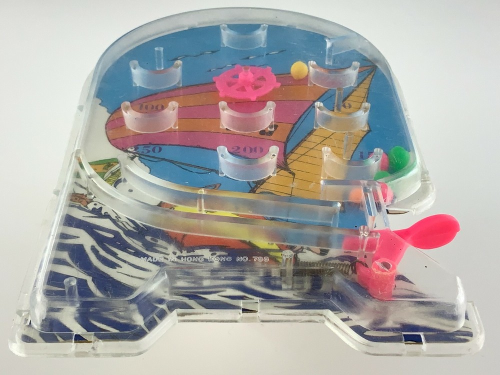 Retro Plastic Handheld Pinball Game W740