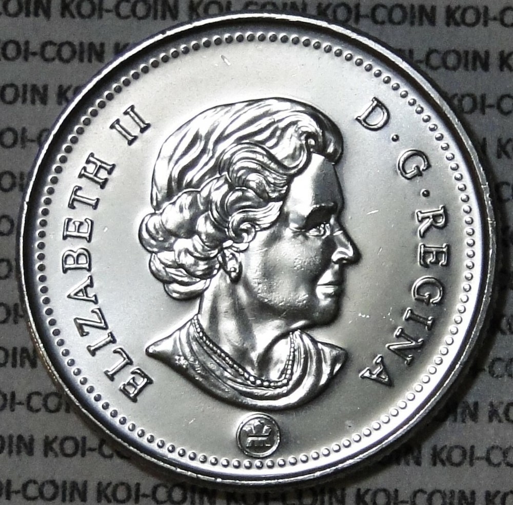 BU UNC Canada 2012 50 cent 50c half dollar coin from mint roll