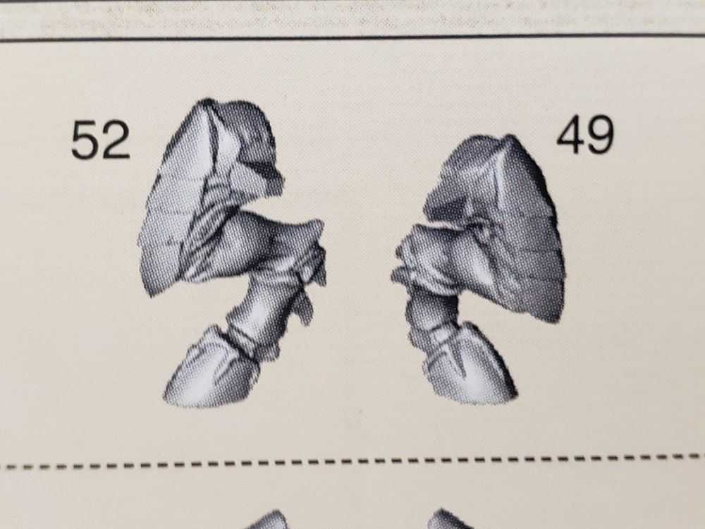 Warhammer 40k Tyranid Bits Warrior Chitin Armor Torso Legs Hooks #49