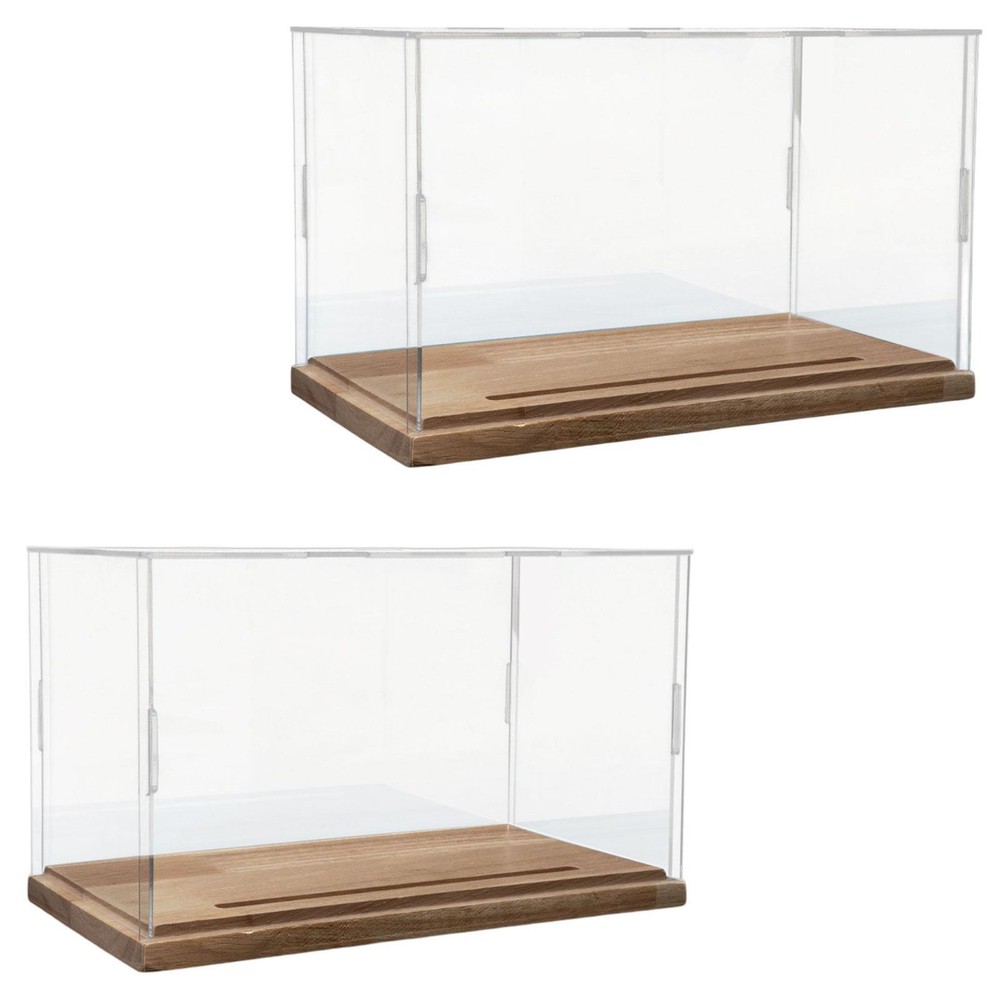 Acrylic Display Case Figure Display Case Stackable Clear Organizer Protection