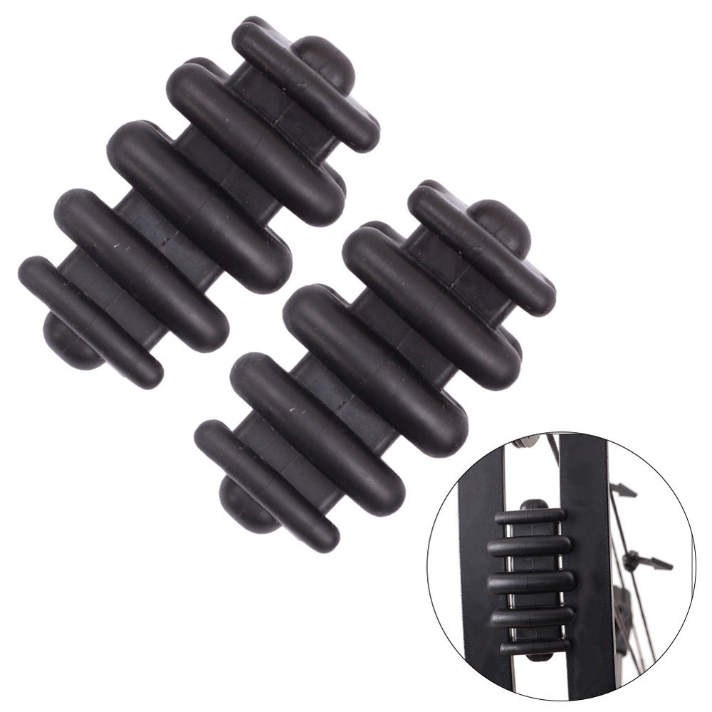 High Quality Bow Limbs Dampener 2pcs Vibration Silencer for Compound Bows