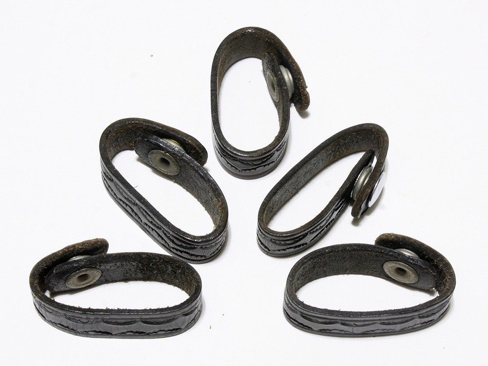 Magazine/Speedloader Pouches & Belt Keeps Black Tooled Leather Assorted Security