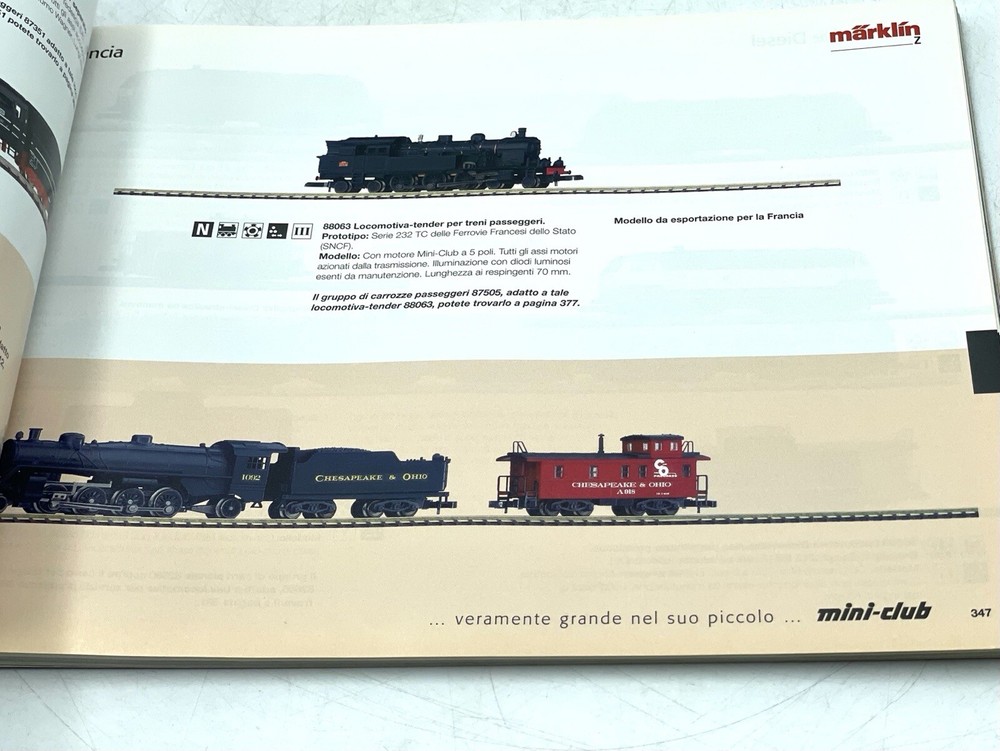 2003-2004 CATALOG CATALOGUE TRAIN MARKLIN H0 SCALE