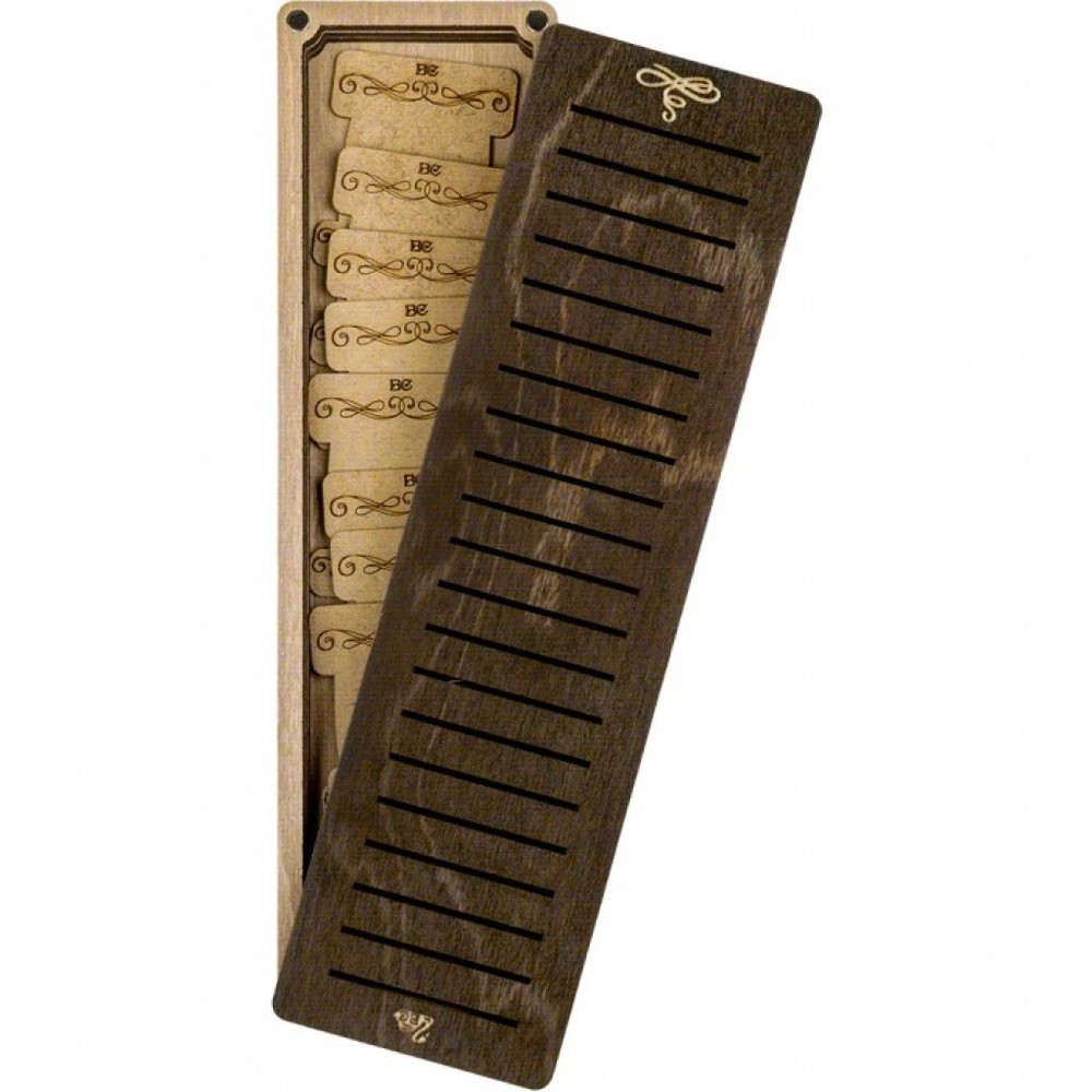 Plywood Needlework Box + 23 spools Needlework Organizer Thread/Floss organizer