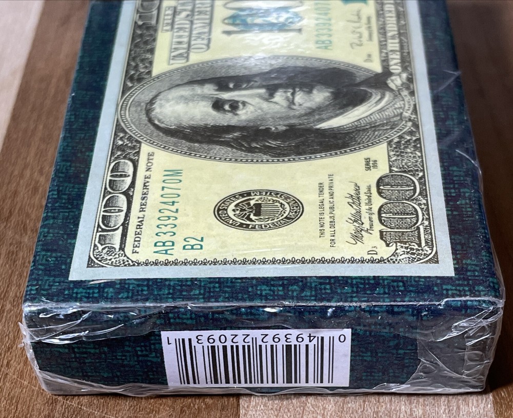 NEW SEALED Hundred Dollar Playing Card Deck One