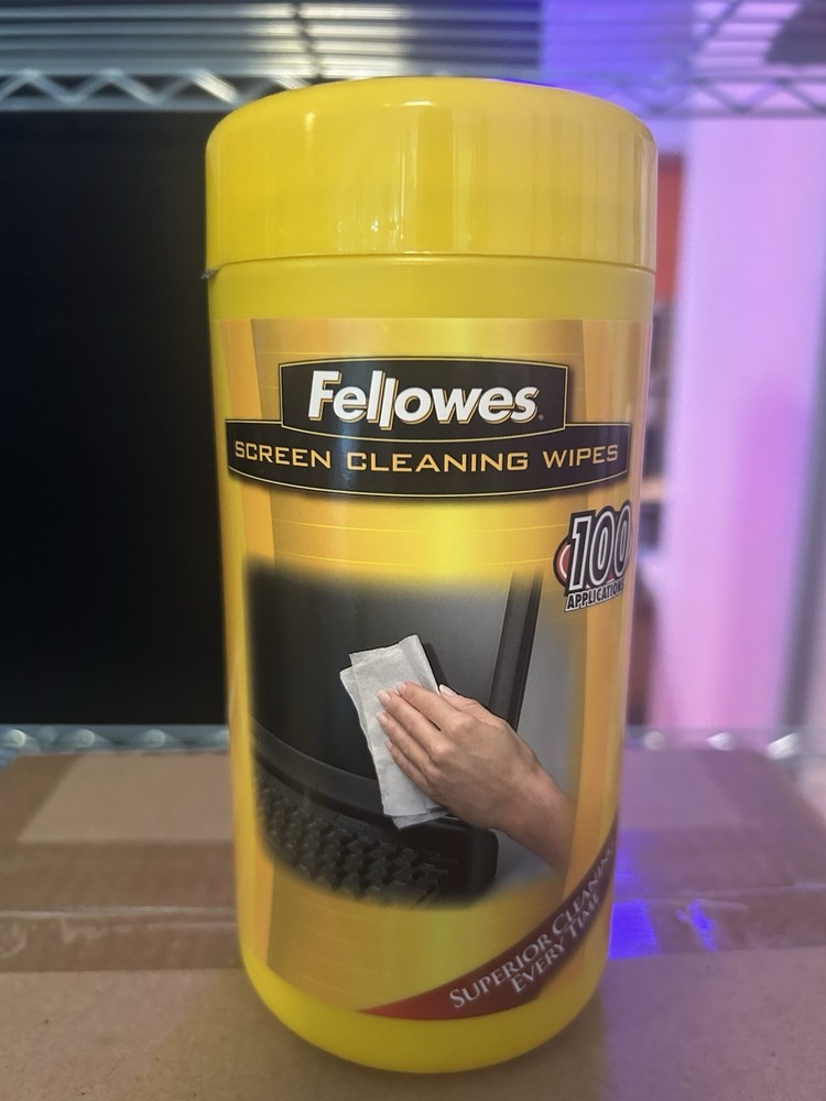 Fellows Scree Screen Cleaning Wipes 100 Per Container 6 Pack