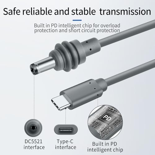 Starlink Mini Cable 9.8FT, Starlink Mini USB C to DC Power Cable