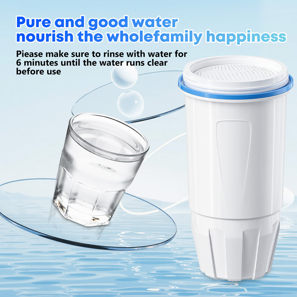 6x DNRISI Water Filter Replacement for Zero Water ZR-017, ZR-001 ZR-004 ZP-006