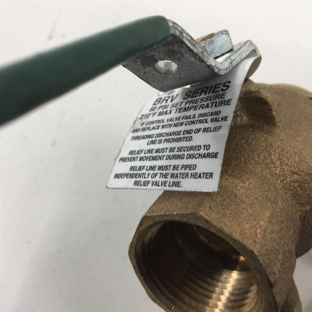 Watts Regulator 3/4" BRVT-80 Combination Ball Valve Relief Valve THDxTHDxComp