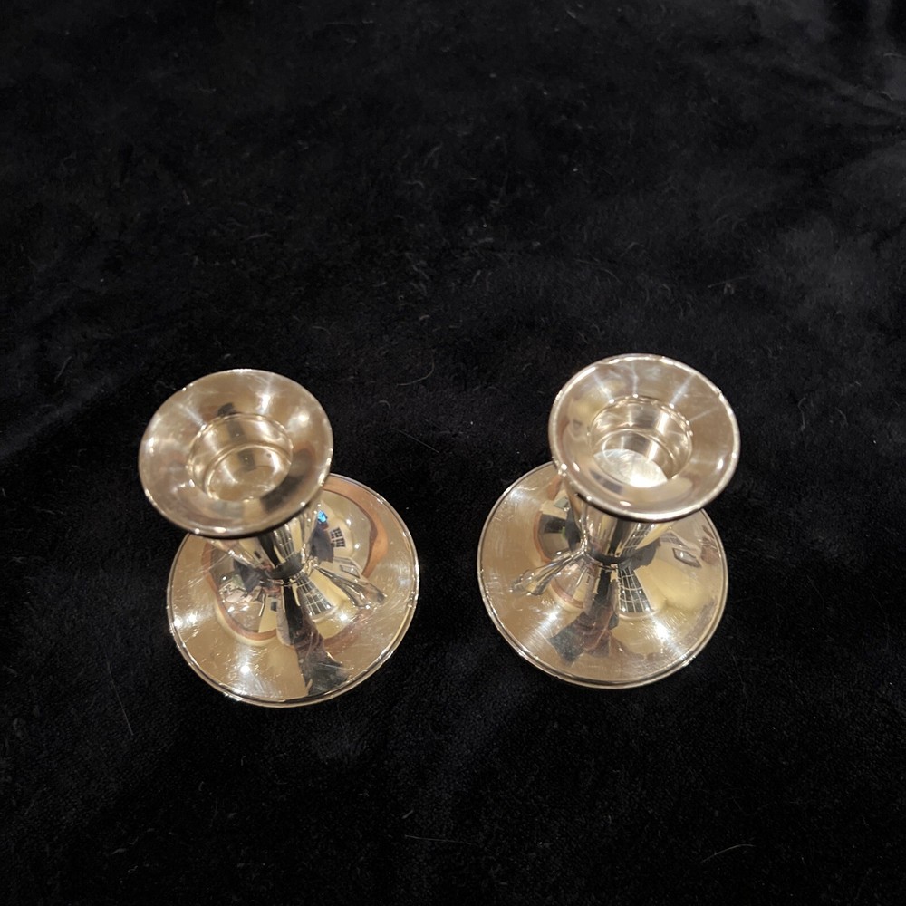 Sterling Silver Candlesticks by Duchin