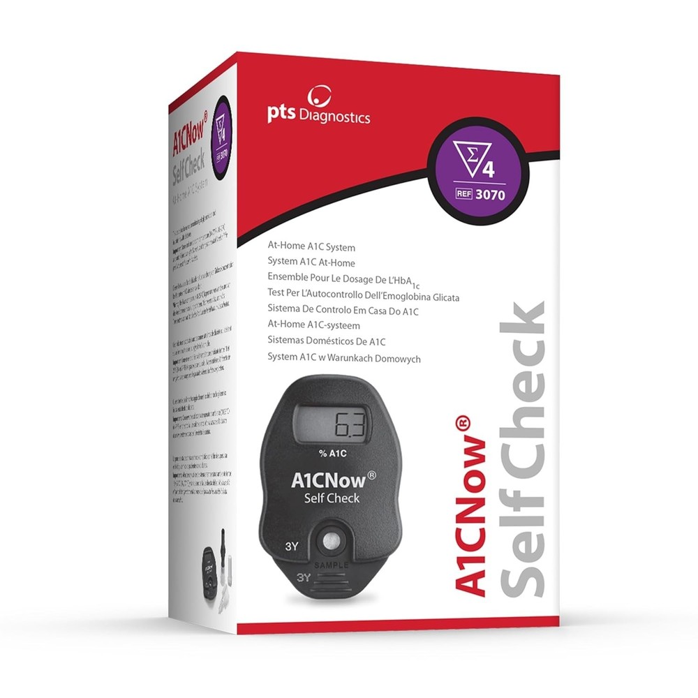 SelfCheck, A1C Home , Includes Analyzer and 4 Tests, Displays Results in 5 Mi...