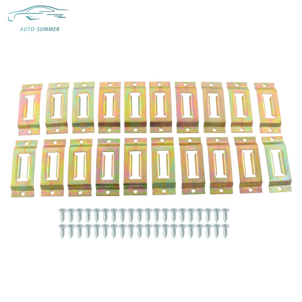 E Track Tie Down Enclosed Trailer Secure Cargo Single Slots 20 Pack Galvanized