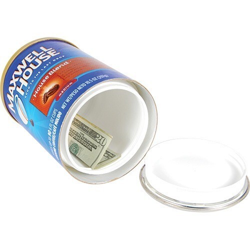 Coffee Can Hidden Diversion Safe Secret Stash Container