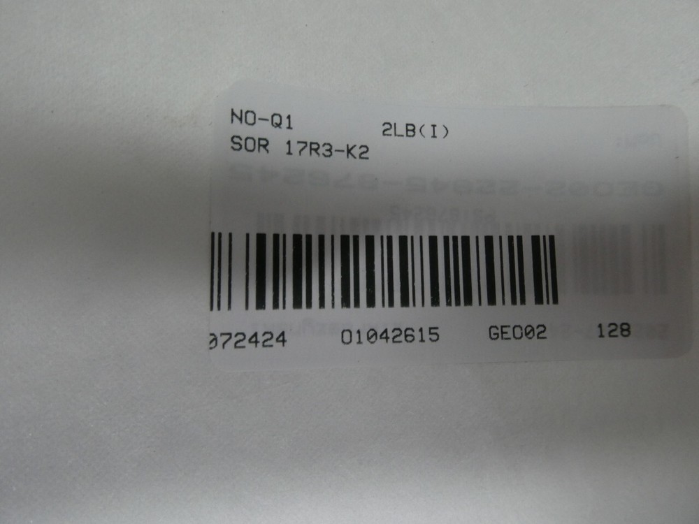 Sor 17R3-K2 Pressure Switch 4-15psi