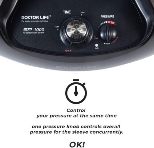 [DOCTOR LIFE] SP-1000 Sequential Air Compression Arm Massager for circulation