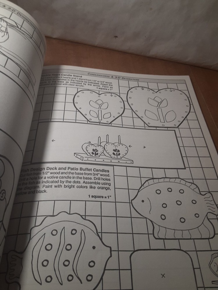 347 Woodworking Patterns 1992 Paperback Book