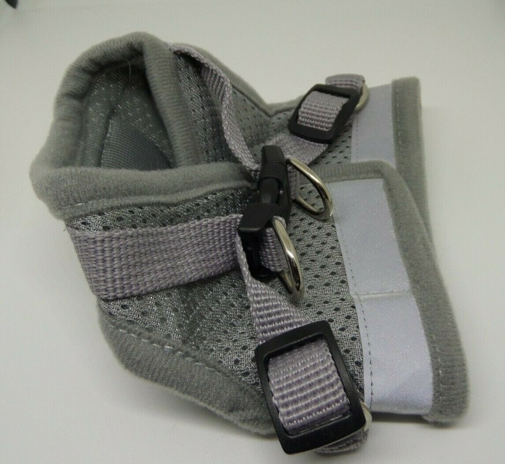 Gauterf Extra Small Dog Harness Gray Reflective NWOT