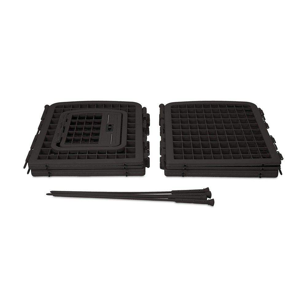 Amazon Basics 8-Panel Octagonal Plastic Pet Pen Fence Enclosure With Gate - 34 i