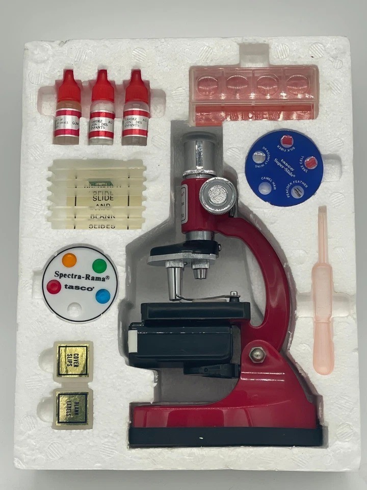 Tasco 750 Power Microscope w/ Discovery Kit