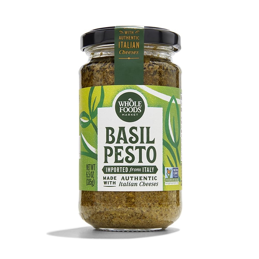 WFM, Basil Pesto, 6.5 Ounce - 3 Count